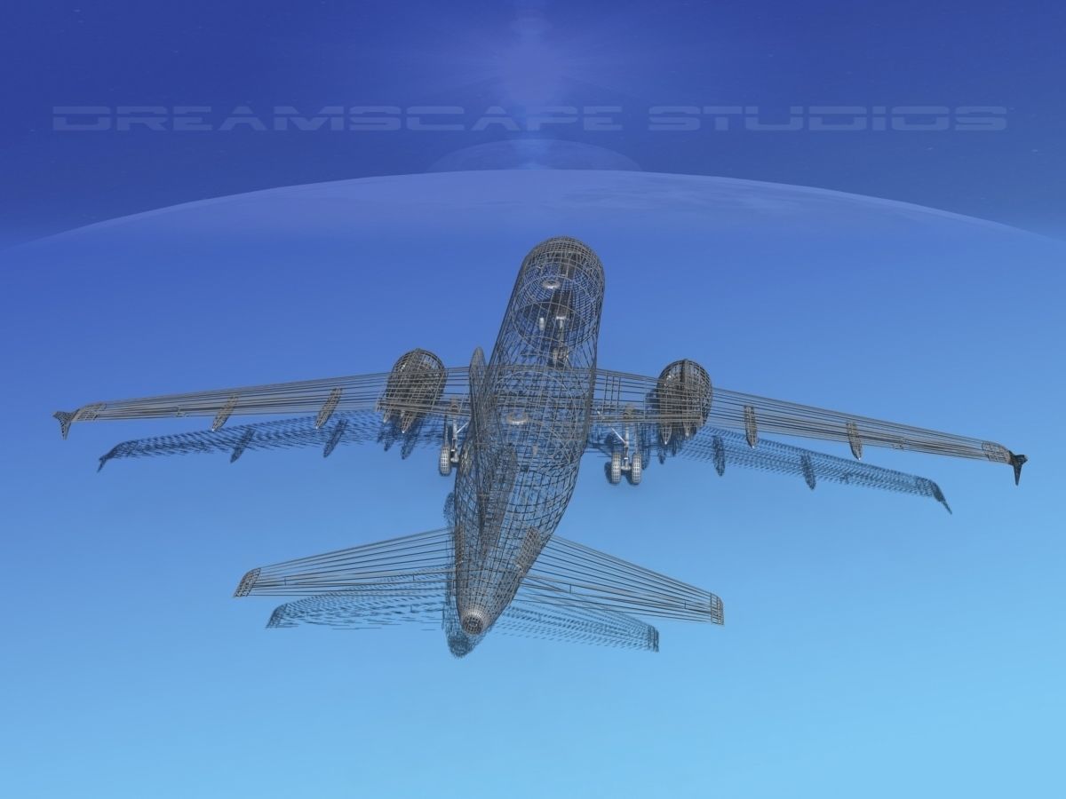 Airbus A319 TACA Airlines 3D model_13