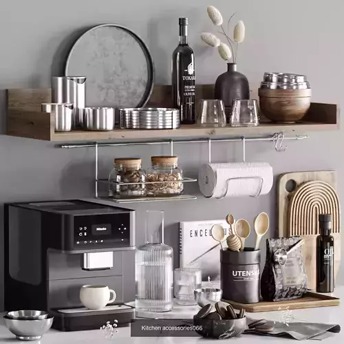 Kitchen Accessories Collection vol 13 3D Model Pack 7