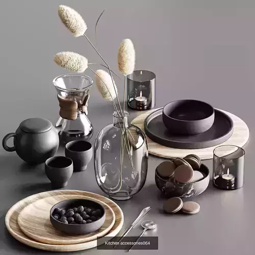 Kitchen Accessories Collection vol 13 3D Model Pack 5
