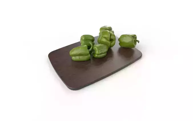 BellPepper  Set03 Low-poly 3D model 6