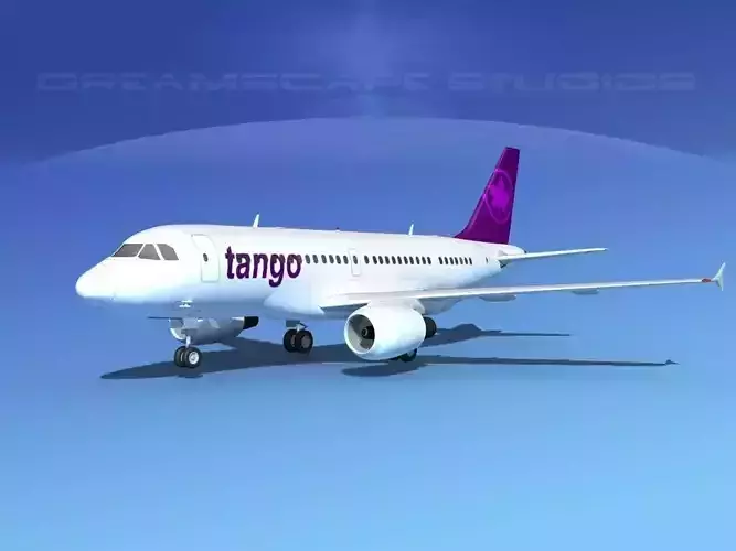 Airbus A319 Tango 3D model