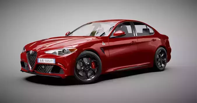 Alfa Romeo Giulia Quadrifoglio 3D model