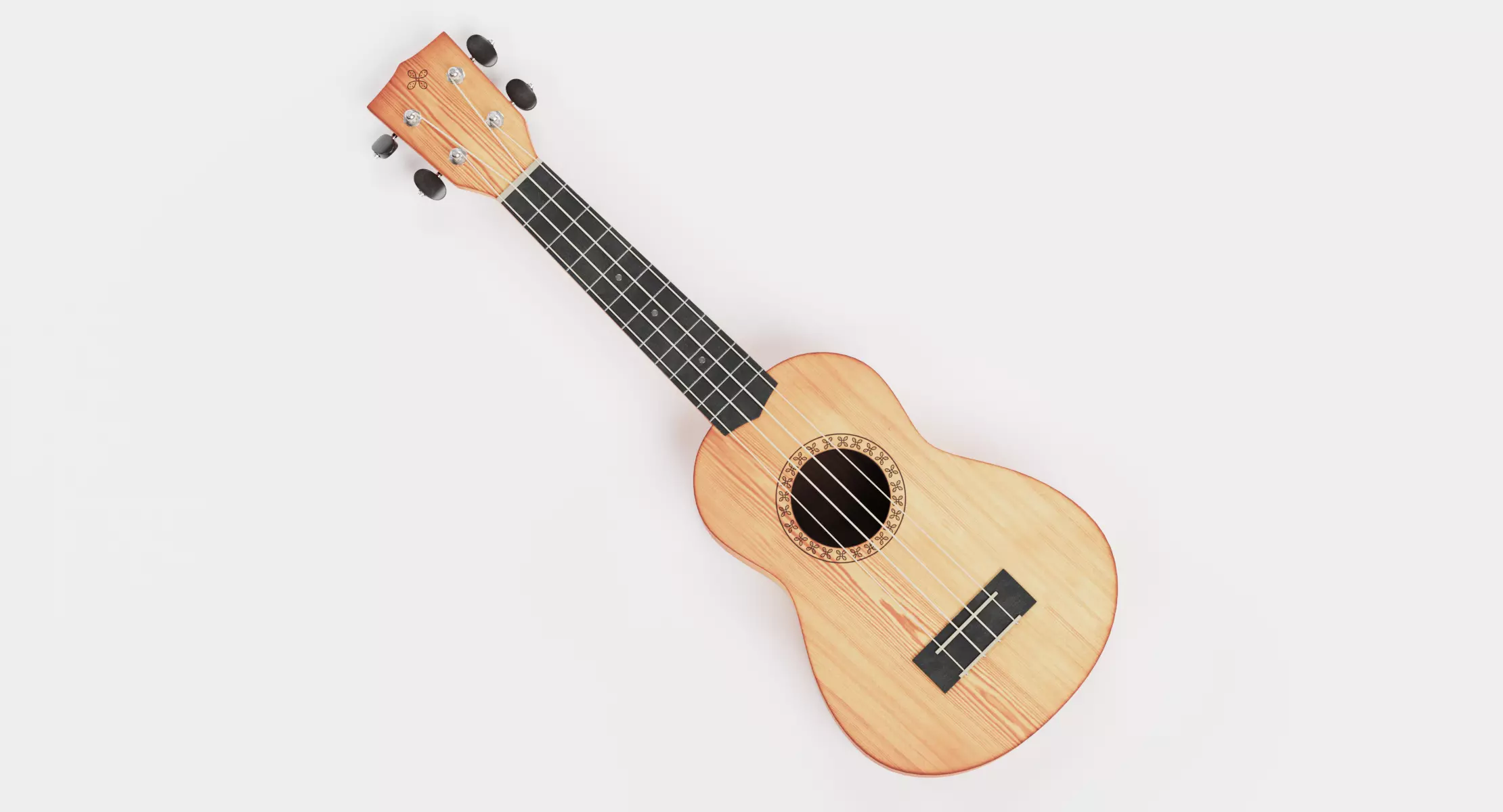Ukulele - Acoustic String Instrument 3D model