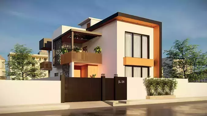 Modern Two-Story House