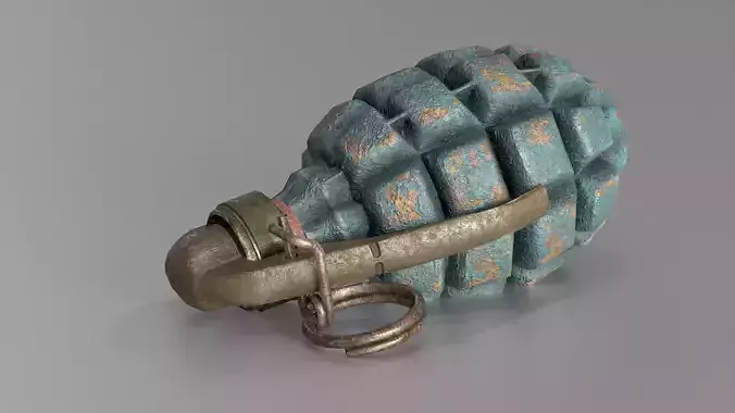 Old french F1 granade 