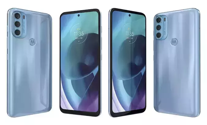 Motorola Moto G71 5G Arctic Blue High Poly