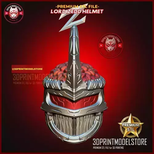 Lord Zedd Helmet Cosplay - Mighty Morphin Power Rangers