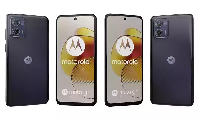 Motorola Moto G73 Black High Poly