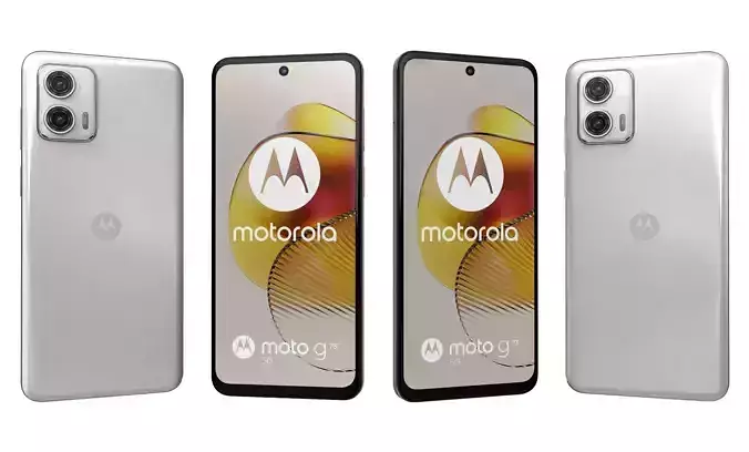 Motorola Moto G73 White High Poly