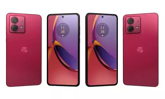 Motorola Moto G84 Red High Poly
