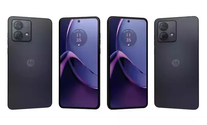 Motorola Moto G84 Black High Poly