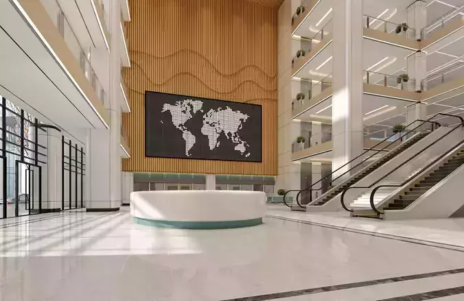 Modern Hall 01