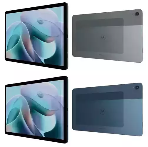 Motorola Moto Tab G70 Blue And Gray High Poly