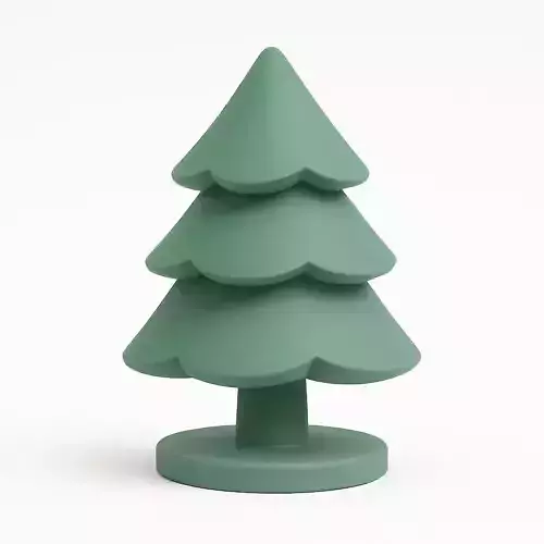 Pine Tree Chibi V1 Rounded Layers