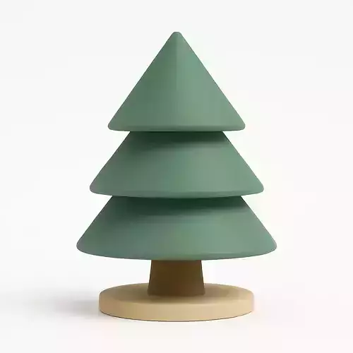 Pine Tree Chibi V2 Cone Stack Style