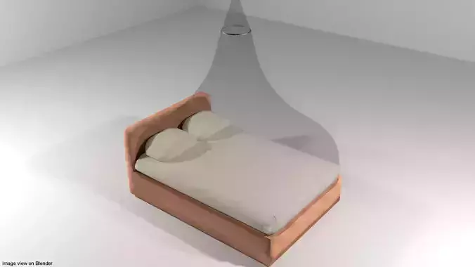 Bed - Canopy Bed 3D model