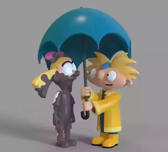 HEY ARNOLD-HELGA AND ARNOLD KIDS-PARTS AND COMPLETE