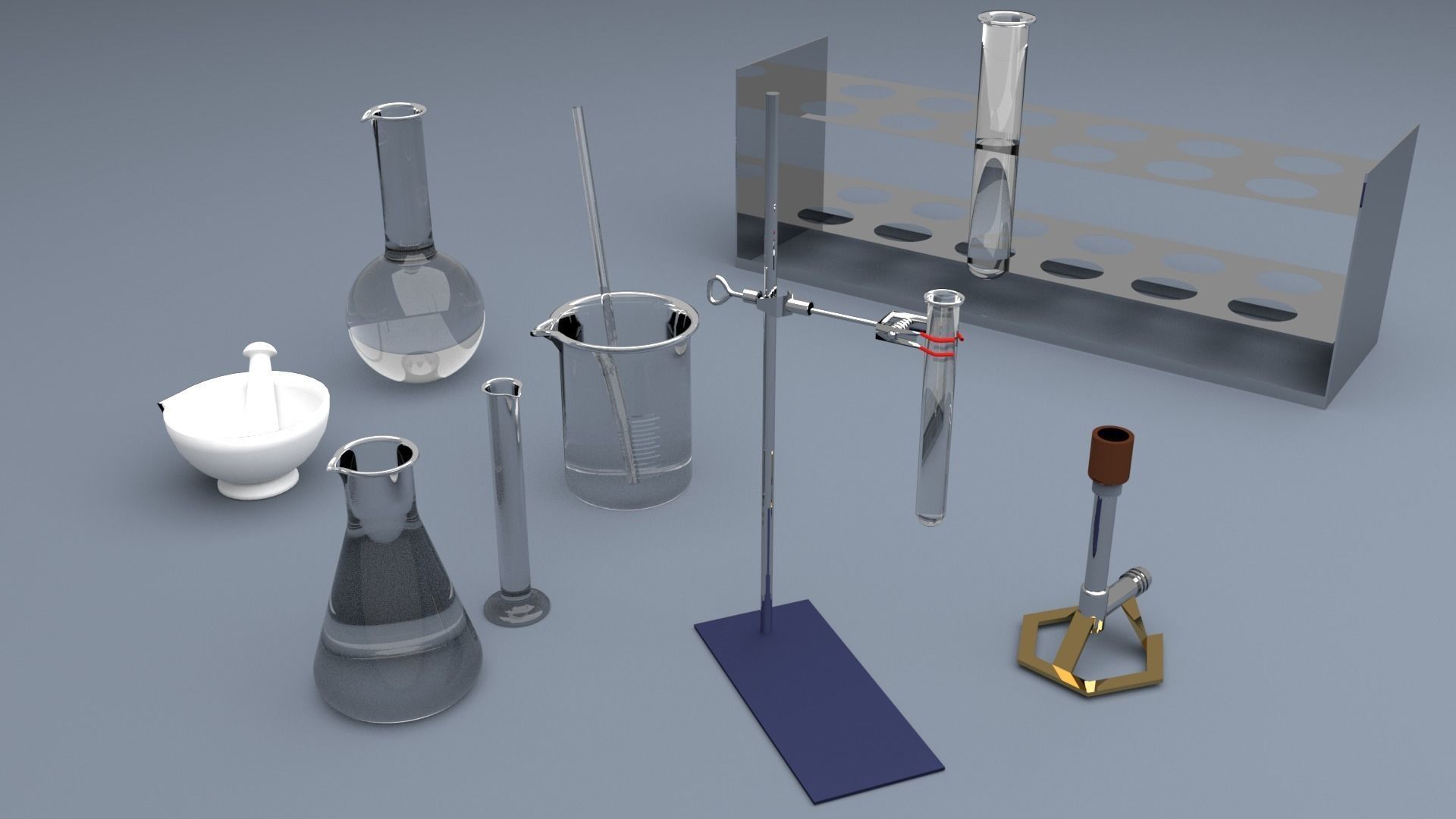 CHEMISTRY AND LAB SET 3D model_5