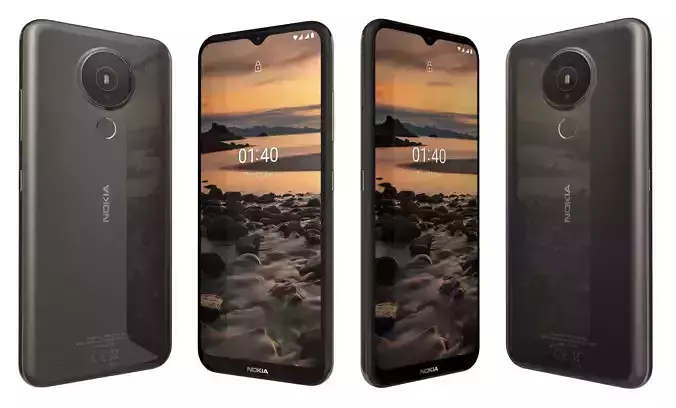 Nokia 1 4 Charcoal High Poly