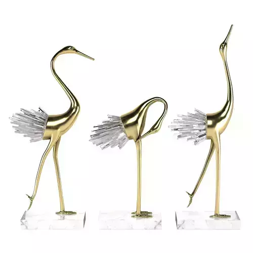 Flamingo Ornament Luxury Decor