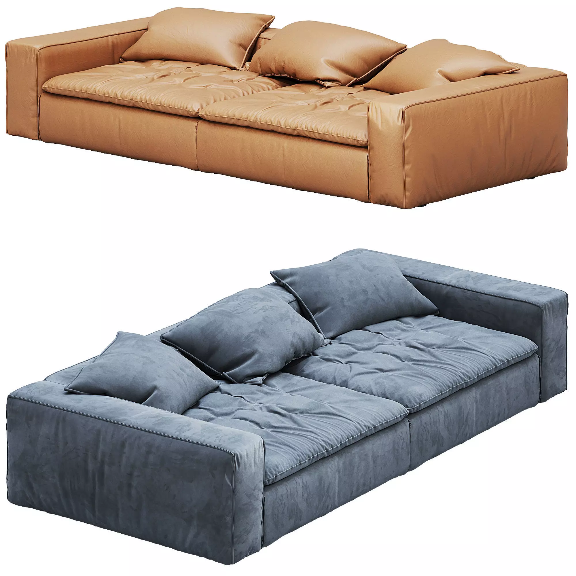 Miami Beach 300 Sofa By Baxter 3D model