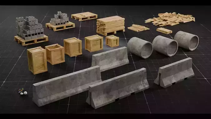 Construction Elements Set 01