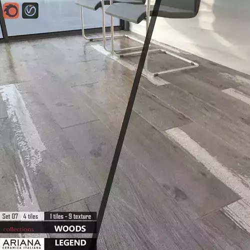 ARIANA LEGEND HAVANA GREY Set 07 3D model