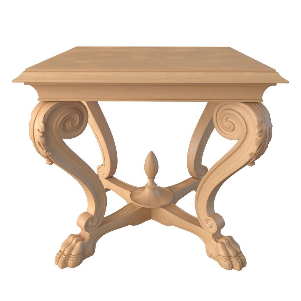 Seven Sedie I Veneziani Small Table Leone 3D model_1