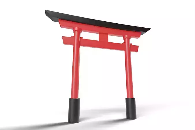 Japanese Red Torii Gate