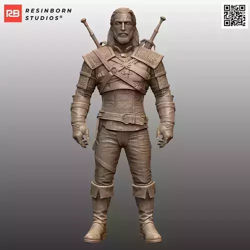 Geralt of Rivia Monster Hunter Battle Stance The Witcher