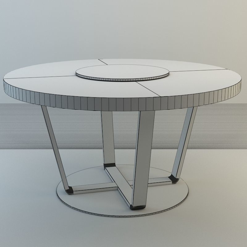 Seven Sedie - Modern Times Table Ermione 3D model_1