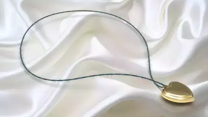 Heart design necklace