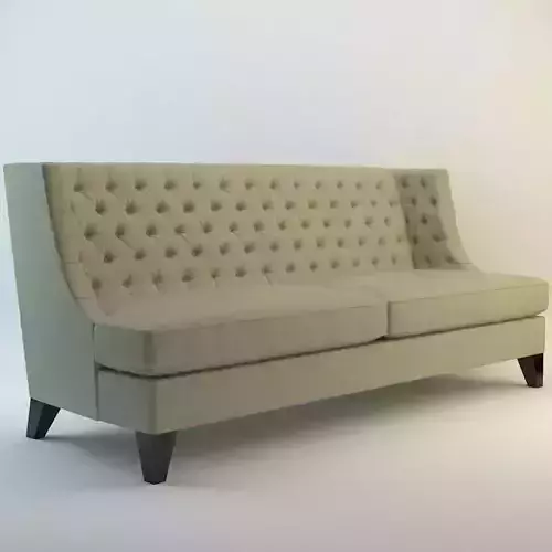 Seven Sedie Modern Times 3 Seater sofa Fortuna 3D model