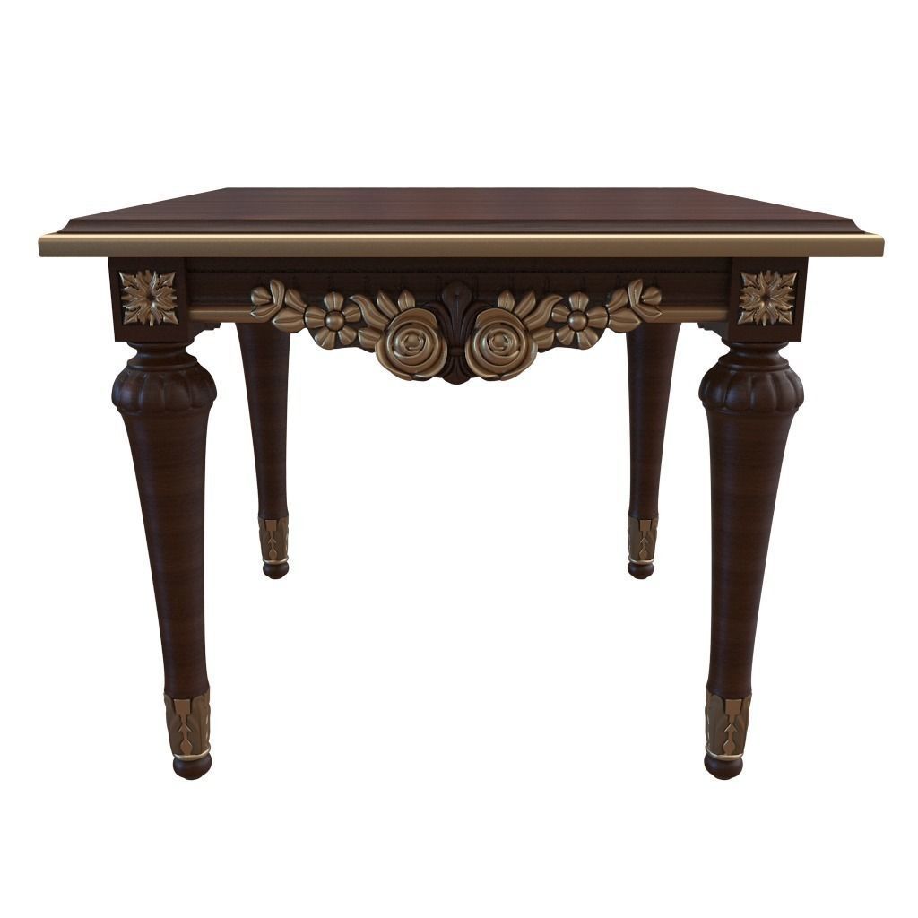 Seven Sedie Baroque Small Table Giano 3D model_1
