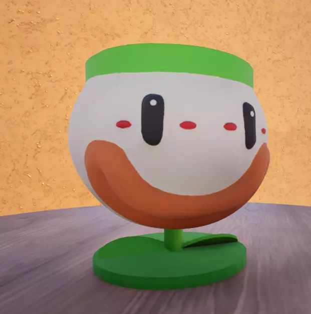Koopa Clown Car Pot 3D print model