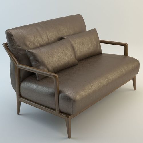 Selva - Loveseat Indigo 3D model