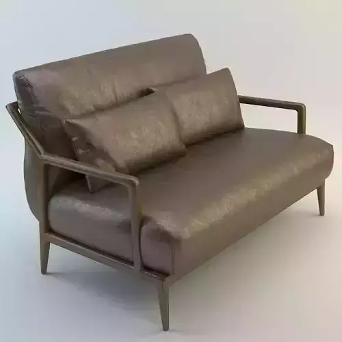 Selva - Loveseat Indigo 3D model
