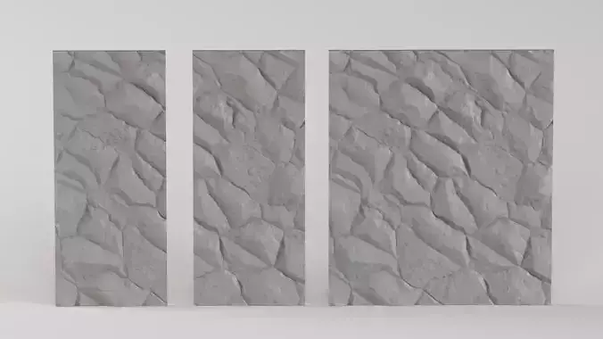 001684 Stone Wall Panel Set