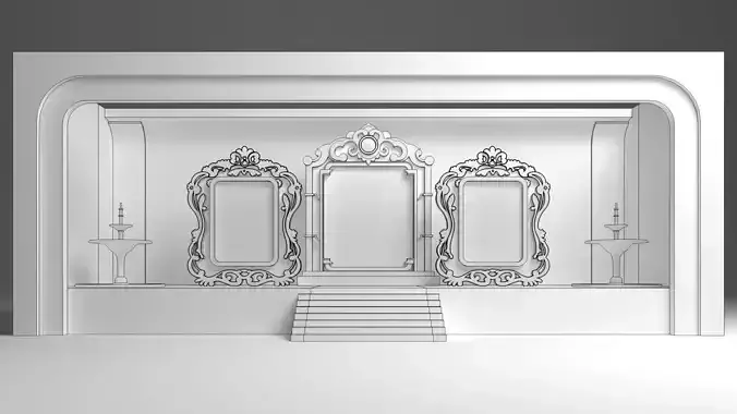 Modern Wedding Stage