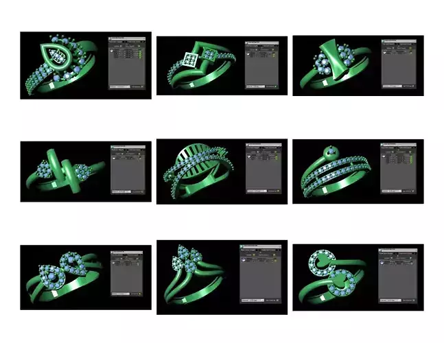 194 LIGHT WEIGHT LADIES RING 2 GRAMS