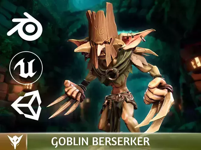 Stylized Goblin Berserker