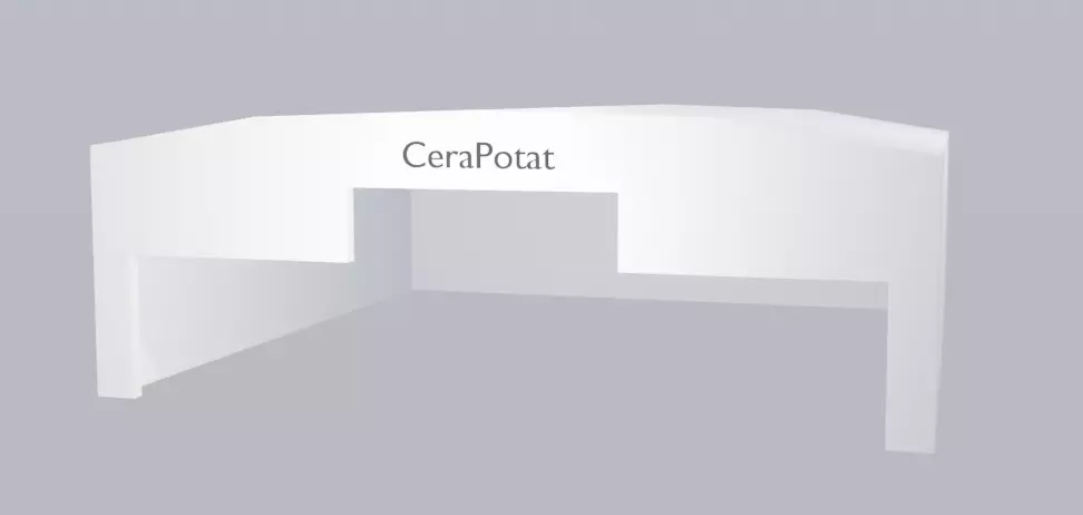 Airport Hangar 1 to 400 scale 3d Printable 3D print model