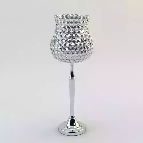 Richmond Interiors - Mazzo Crystal Candle Stand Tulip Big 3D model