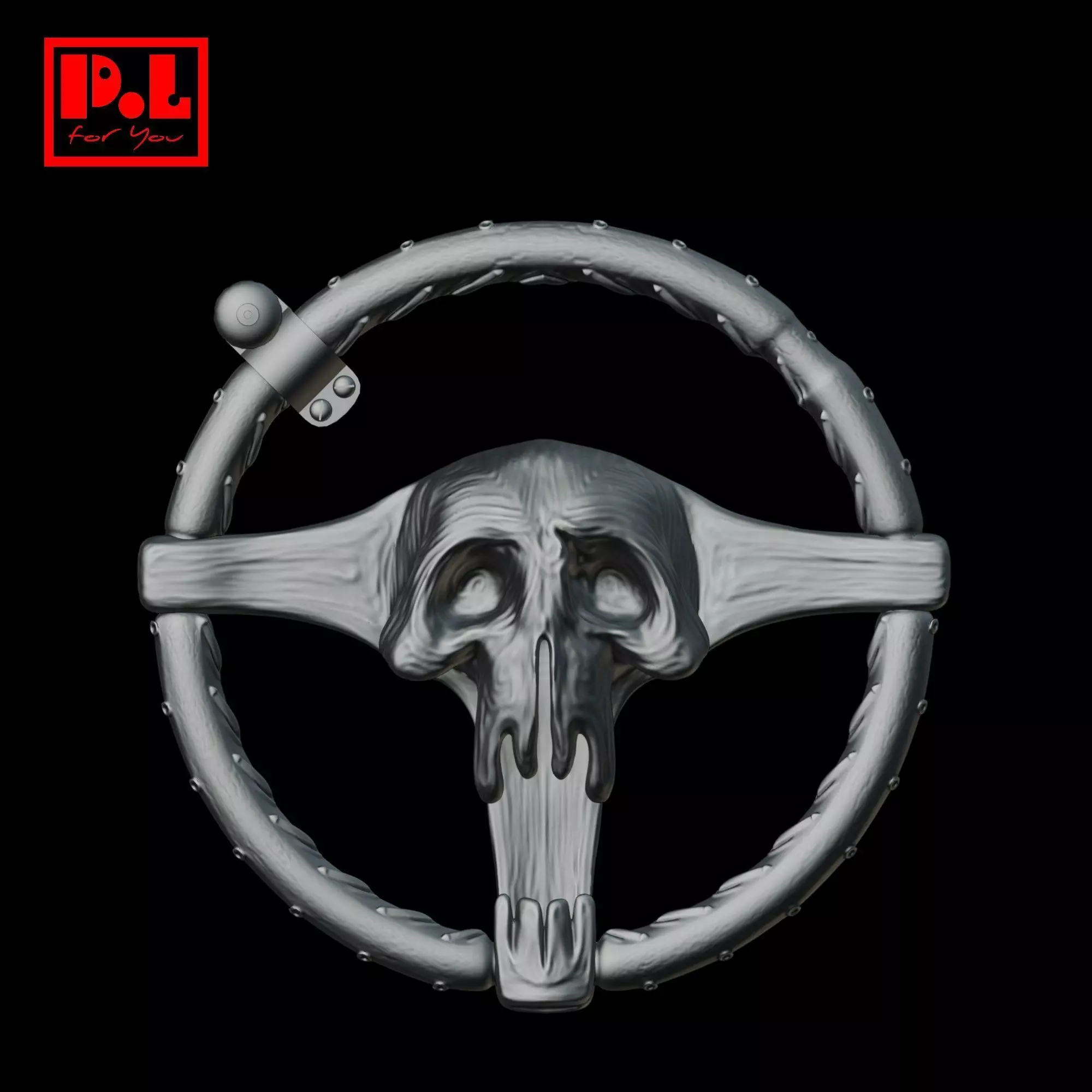 Mad Max steering wheel 3D model