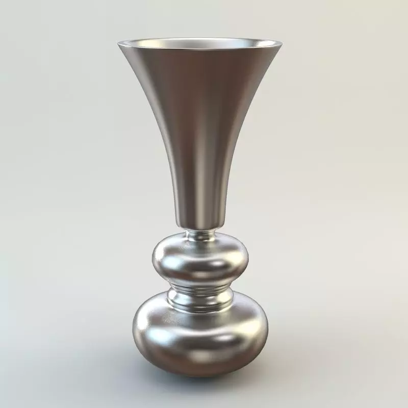 Richmond Interiors - Cormano Flower Vase 2-bowls 3D model_0