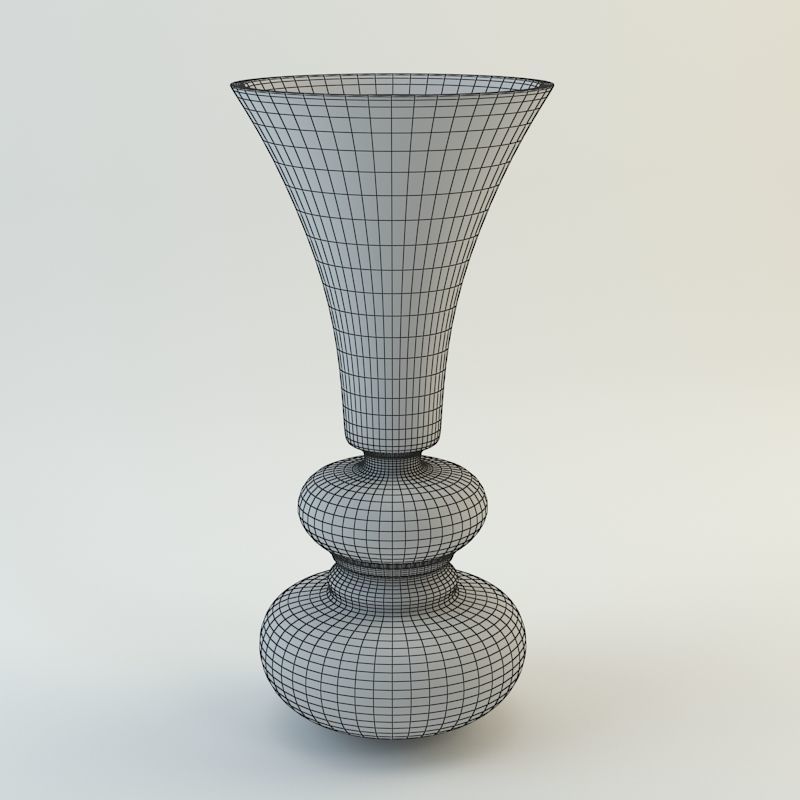 Richmond Interiors - Cormano Flower Vase 2-bowls 3D model_1