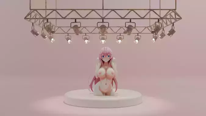 Freia - Flare Inspired Stylized Anime Female Bust NSFW Nude