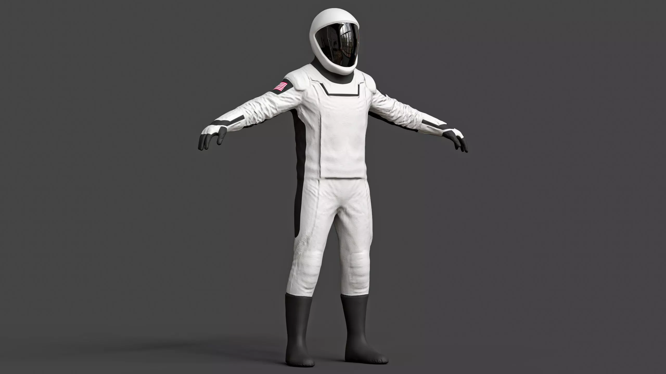 【セット売り2/2】spaceX IVA SUIT FIGURE 3D model SpaceX Spacesuit SpaceX IVA Suit Dragon Starman 01 VR