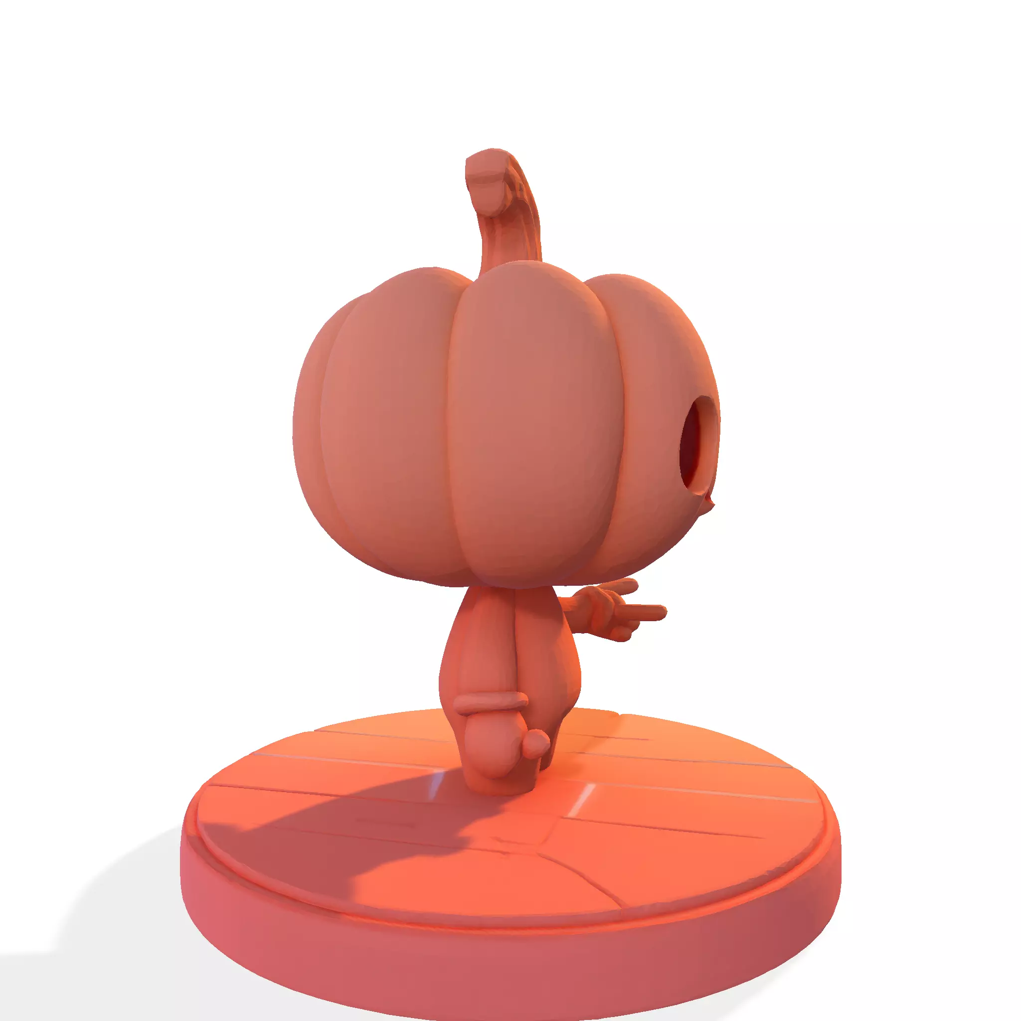 Chibi Pumpkin 3D print model