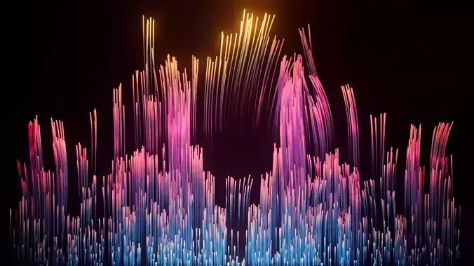 Generative Audio Visual Sound Reactive C4D Project